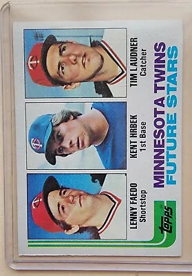 1982 Topps #766 Twins Future Stars Kent Hrbek Minnesota ROOKIE RC     • $5.99