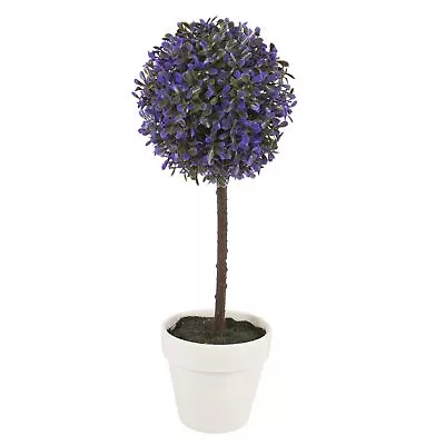 Decorative Artificial Outdoor Ball Plant Tree Pot Colour Small Medium • £4.49