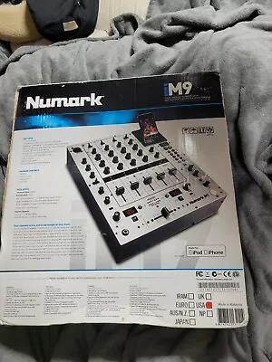 NUMARK IM9 DJ MIXER W/iPod Docking Station New Never Used • $250