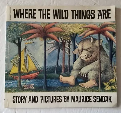 Where The Wild Things Are Maurice Sendak 1963 Scholastic Inc. Edition Paperback  • $10