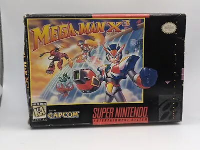 **Authentic** Mega Man X3 (SNES 1996) Super Nintendo ~ SNES BOX ONLY ~  • $102.50