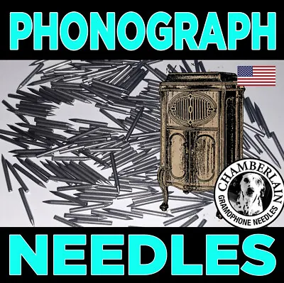 100 LOUD TONED  Victor Victrola NEEDLE Pack For Hand Crank Gramophone  Records • $4.59