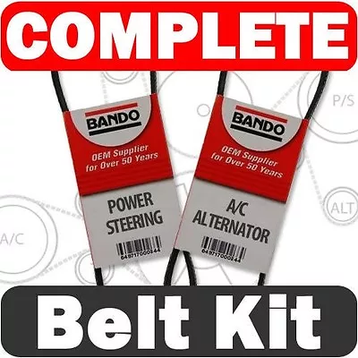 Drive Belt Kit Fits Nissan Maxima  2 Pc Alternator-AC -PS  1995-1999 2002-2003 • $29.75