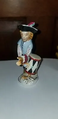 Vintage Antique Sitzendorf Dresden German Porcelain Monkey Band Drummer  • $44.99