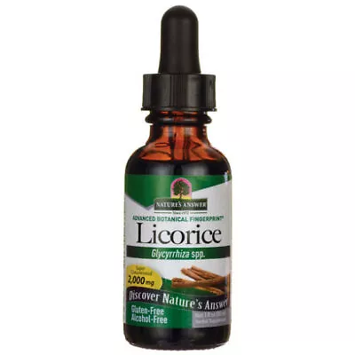 Nature's Answer - Licorice Root - Fluid Extract - 2000 Mg - 30 Ml • £18.65