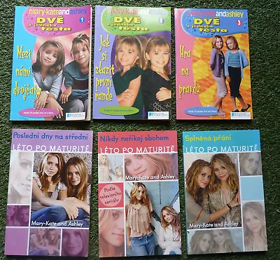 Mary-Kate & Ashley Olsen - 6 Pcs Small Books - 2008 • $95