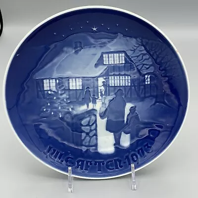 1973 B & G Blue And White Christmas Plate Country Christmas Limited Edition • $15