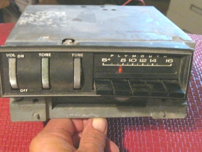 $31.99 • Buy Original Mopar 1969 Plymouth Fury A/M Radio...check It Out...