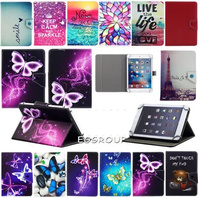 Purple Butterfly Folio Buckle Universal Case Cover For 9.7  10.1  10.5  Tablet • $13.99