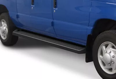 IBoard Running Boards 6-inch Matte Black Fit 99-14 Ford Econoline Full Size Van • $325