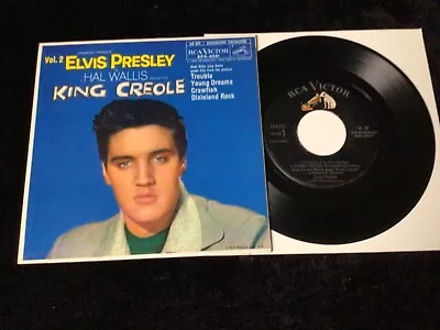 Elvis Presley Ep Epa-4321 King Creole 2 Orig Dog On Top Nm Or Better Stunning • $42