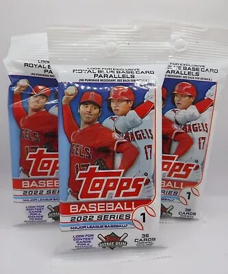 2022 Topps Baseball MLB Series 1 Cellos Value Fat Packs 36 Cards Lot Of 3 • $19.98