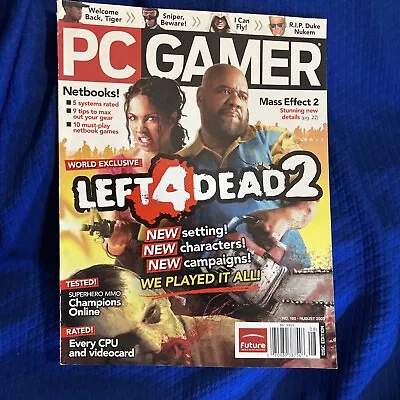 PC Gamer Magazine #190 August 2009 Left 4 Dead 2 Duke Nukem • $9.50