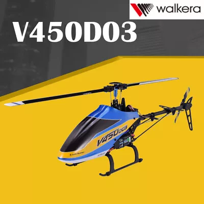 $291.57 • Buy Walkera V450D03 6CH 6-Axis Stabilization System RC Single Blade BNF Helicopter