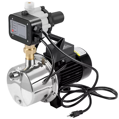 VEVOR Shallow Well Pump Portable Jet Pump W/ Auto Controller 1HP 23 GPM 145ft • $129.98