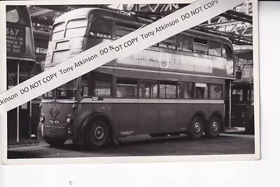 London Transport - L3 Type Trolley Bus - No. 1474 @ Poplar Dep.- Photo  # B13391 • £1