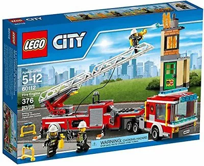 Lego City Town 60112 FIRE ENGINE TRUCK Trailer Ladder Walkie-talkie NISB • $237.49