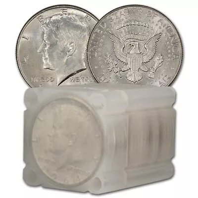 90% Silver 1964 Kennedy Half Dollars - BU - Roll Of 20 - $10 Face Value • $241