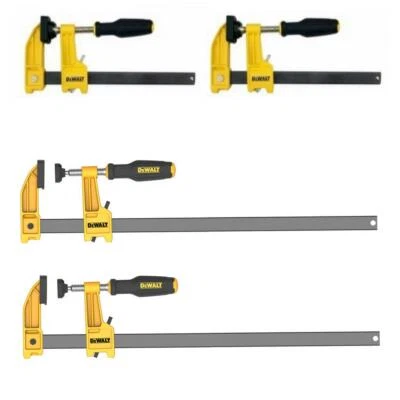 $28.10 • Buy 6 12 Inch Bar Clamp Vise Set Clutch Lock Ergonomic Handle 2.5 Throat Depth Work