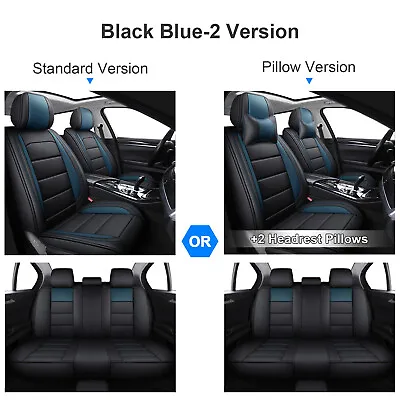 Pu Leather Car Seat Covers Universal 5 Seats Cushion Protector Front & Rear • $71.99