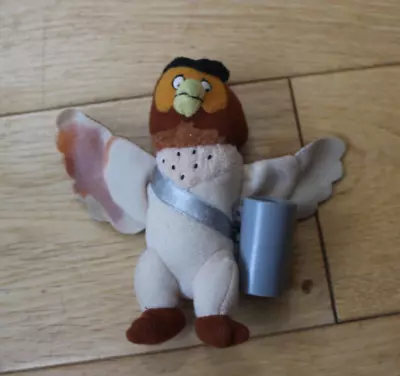 Winnie The Pooh Owl McDonalds Happy Meal Toy. 13cm. 2002. • £2