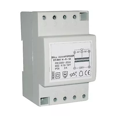 2A Variable Voltage DIN Rail Bell Transformer • £21.03