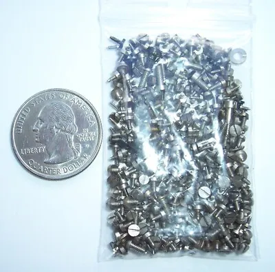 60 Grams (2 Oz) ≈1000 Pieces Of Small Mini STEEL SCREWS For Alarm And Desk Clock • $32