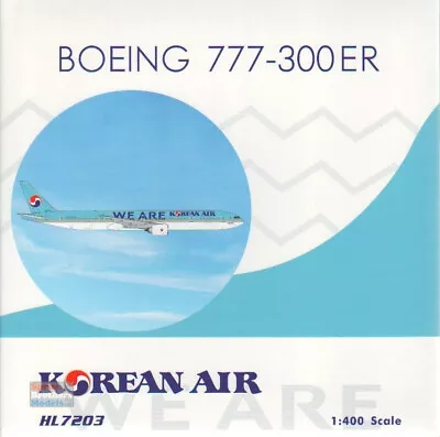 PHX04561 1:400 Phoenix Model Korean Air Boeing 777-300ER Reg #HL7203 'We Are • $69.39