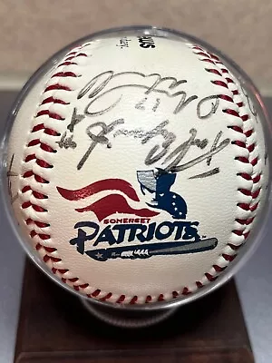 Somerset Patriots Baseball Minor League Team Signed Ball Autograph Auto's • $9.99
