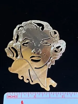 Costume Jewelry Pin Brooch -Marilyn Monroe- 2 Inches • $4