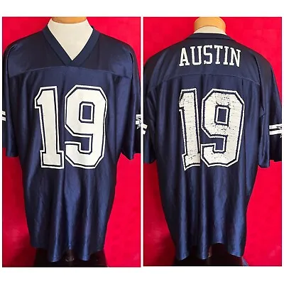 MINT! Navy Blue Dallas Cowboys Miles Austin #19 NFL Football Jersey Size 2XL • $23.40
