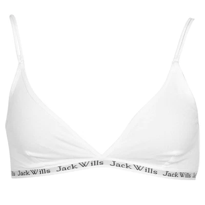 £7 • Buy Jack Wills Bralet Ladies Underclothes Lightly Lined Bralettes Mesh Jersey
