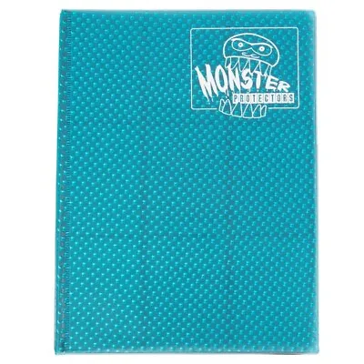 Monster Protectors Binder: 9-Pocket: Monster: Holofoil Aqua Blue • $28.80