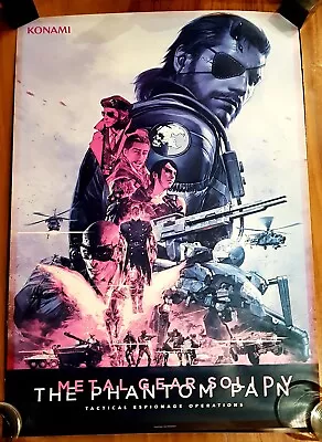 Metal Gear Solid V Phantom Pain Japanese Promo Official Poster B2 72 8X51 5 • $95.86