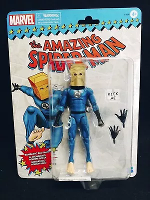Marvel Legends Retro Bombastic Bag-Man Spider-Man Bag Head Spidey • $40