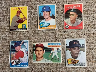 Rare Collection Vintage 50's And 60's MLB Baseball Cards • $23