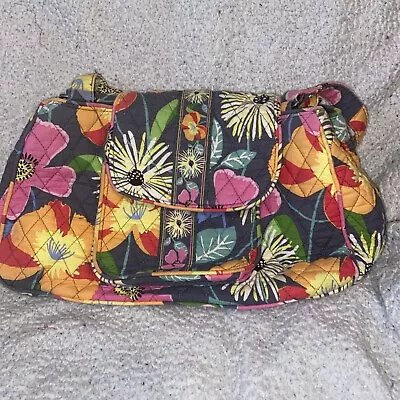 Vera Bradley  Jazzy Blooms  Edie Satchel Bag • $16