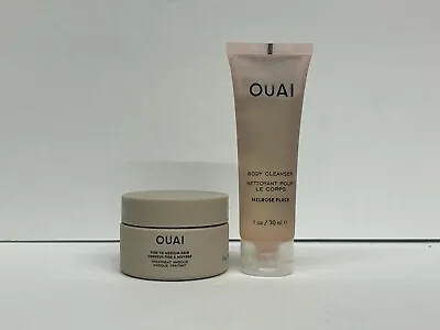 Lot Of 2 Ouai Body Cleanser Wash & Treatment Mask In MELROSE PLACE 1 Oz/30ml • $19.99