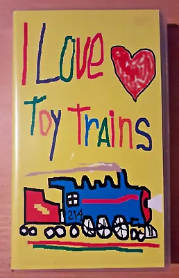 I Love Toy Trains VHS Video  • $8.08