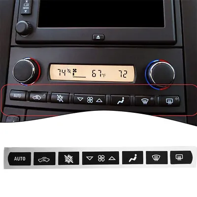 Corvette C6 2005-2013 1 Set A/C Climate Control Button Repair Decals Stickers • $4.49