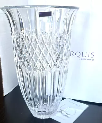 Waterford Marquis Crystal Shelton Collection Large 12  Vase 40005839 New In Box • $125