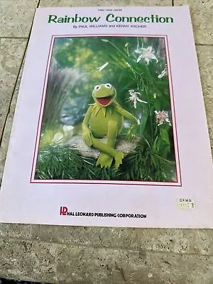 The Rainbow Connection The Muppet Movie 1979 Sheet Music Kermit Miss Piggy • $52.19