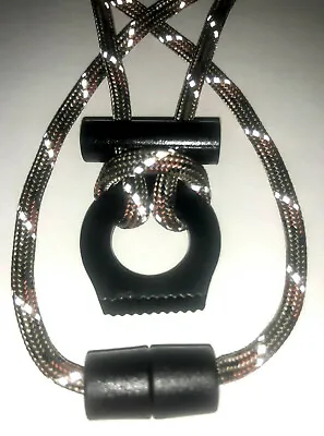 Fire Starter Breakaway Necklace Survival Flint And Steel Kit Reflective Paracord • $13.16