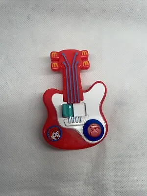 🥝 Mcdonalds 2014 Under 3 Toddler Toy Guitar Ronald Mcdonald Squeaky HAPPY MEAL • $1.99