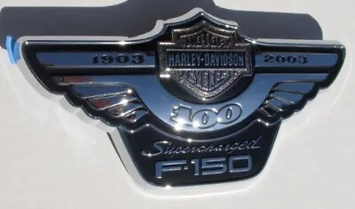 NOS Ford Truck Harley Davidson Emblem 100th Anniversary Supercharged F150 • $195