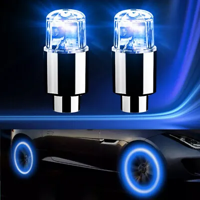 4x Car SUV Wheel Tyre Tire Air Valve Stem LED Light Caps Cover Car Accessories • $7.98