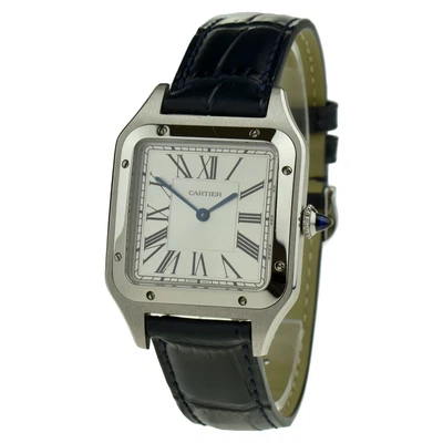 £3750 • Buy Cartier Santos Dumont Stainless Steel Quatz Wristwatch Wssa0022