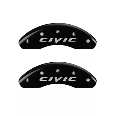 MGP Caliper Covers 20197SCIVBK Disc Brake Caliper Cover For 06-15 Honda Civic • $299