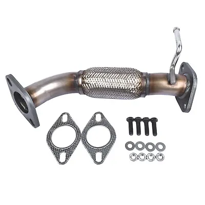 Exhaust Front Flex Pipe For 11-15 Hyundai Sonata 2.4L W/o Oxygen Sensor Ports • $60.99