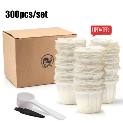 300pcs Disposable Cups Coffee Filters Paper Pods Replacement For K-Cup Filter US • $17.91